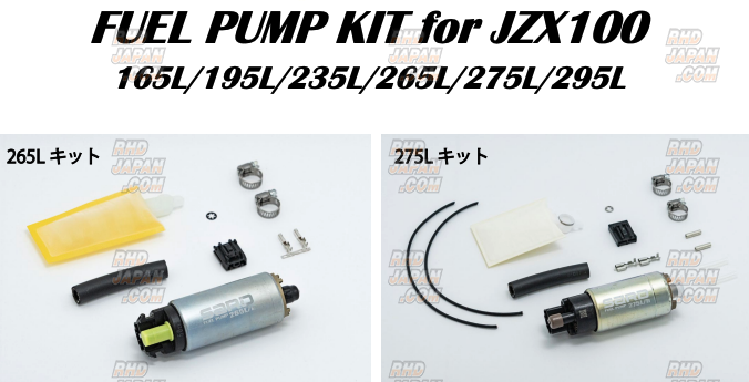 Sard High Flow Fuel Pump Kit 275l/h - JZX100 - RHDJapan